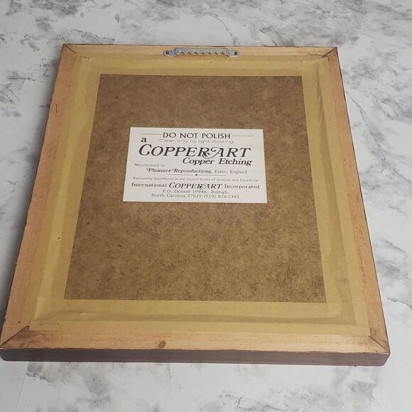 Colonial Williamsburg Courthouse Copper Etching Picture - Picture 6 of 10